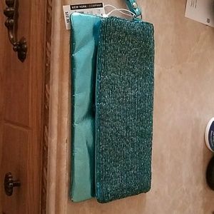 Teal wristlet